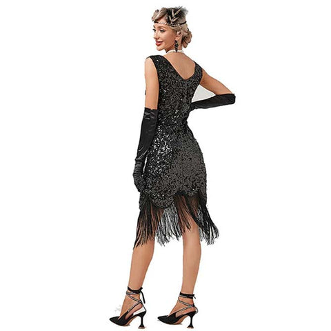 Robe Noire Coco Chanel Années 20