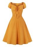 Robe Rose Pour Femme Rockabilly