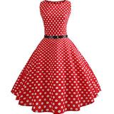 Robe Rockabilly Pois blanc