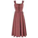 Robe Rose Rétro Années 30