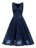 Robe Bleue Style Années 20 30