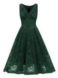 Robe Verte Style Années 20 30