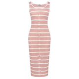 Robe Rose Moulante Années 30