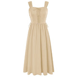 Robe Beige Rétro Années 30