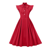 Robe années 30 vintage bleue retro dress femme élégant