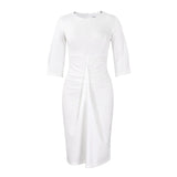 Robe Rose Manche Longue Vintage