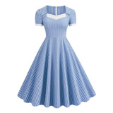 Robe vintage trapèze retro fashion dress femme chic