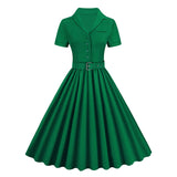 Robe années 30 simple vintage retro dress lady minimaliste