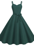 Robe Verte Pin Up Retro