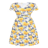 Robe femme ronde rockabilly vintage retro pin-up plus size dress