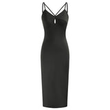 Robe Rouge Cocktail Années 30