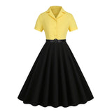 Robe Bustier à Carreaux Rockabilly