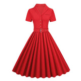 Robe Turquoise Simple Années 30