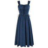 Robe Bleue Rétro Années 30