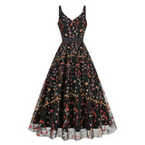 Robe Noire de Soirée Longue Vintage