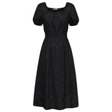 Robe années 30 longue vintage style retro dress élégant maxi