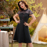 Robe bordeaux années 1930 vintage retro art déco dress style