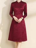 Robe rouge retro vintage red dress femme stylé intemporel
