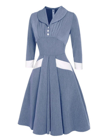 Robe guinguette vintage retro fashion dress femme élégant