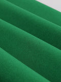 Robe verte grande taille vintage retro fashion dress femme