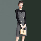 Robe classe vintage retro dress femme style classique