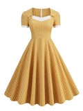 Robe Jaune Trapèze Vintage