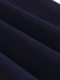 Robe bleu marine vintage retro fashion dress femme chic