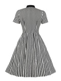 Robe grande taille vintage dress retro femme élégant