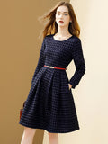Robe vintage printemps retro fashion dress femme style