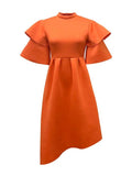 Longue Robe Orange Vintage