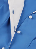 Robe bleu ciel vintage retro dress femme style authentique