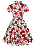 Robe rockabilly vintage pin-up dress retro femme élégant