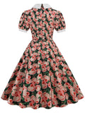 Robe pin up rosier vintage retro rockabilly dress lady chic