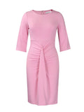 Robe Rose Manche Longue Vintage