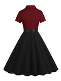 Robe rockabilly bustier vintage style retro dress années 50