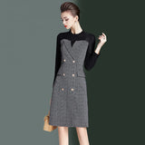 Robe vintage classe dress retro femme élégant soirée