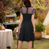 Robe années 30 vintage bordeaux retro dress femme élégant