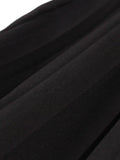 Robe noire vintage retro fashion dress femme chic