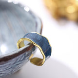 Bague ancienne années 50 blanc vintage bijou rétro