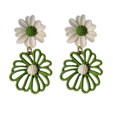 Boucle d'oreille champêtre rétro bijou vintage femme