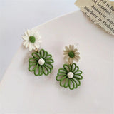 Boucle d'oreille vintage champêtre style rétro nature