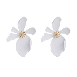 Boucle d'oreille fleur années 50 vintage bijou rétro