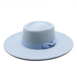 Chapeau retro bleu taille 57-60 cm vintage femme