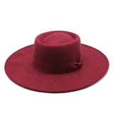 Chapeau retro bordeaux taille 57-60 cm vintage femme