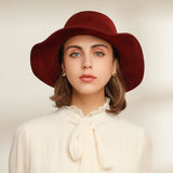 Chapeau vintage retro chic brown one size femme