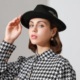 Chapeau retro vintage femme noir taille unique pin-up