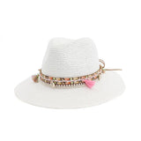 Chapeau rockabilly blanc 56-58 vintage retro pin-up