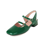 Chaussures vintage petits talons retro pin-up années 50