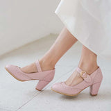 Chaussures années 50 escarpins petits talons roses 33 vintage