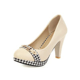 Chaussures look pin-up beiges année 50 vintage retro